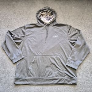 Habit Hunting Hoodie Sz XL Pullover Brown Outdoors Hiking Lightweight Brown